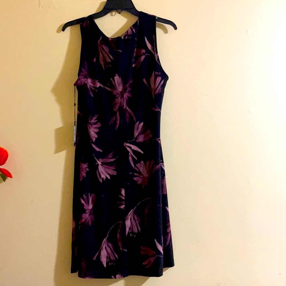 Tommy Hilfiger Gorgeous Black & Blush Print Dress - Picture 4 of 7